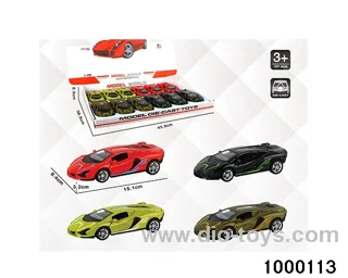 1:28 simulated return alloy car in display box