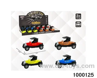 1:32 simulated return alloy car  in display box