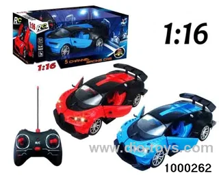 1:165-way Remote Control Door Open Racing Car with Light (electric included)