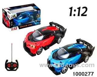 1:124-way Remote Control Racing Car with Lights (no electricity included)