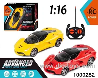 1:164-pass Remote Control Racing Car with Lights (electric included)