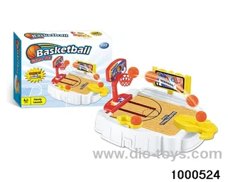 Basketball competition in color box