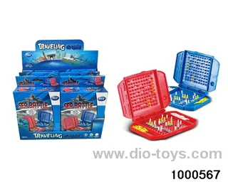 Naval warfare ship in display box