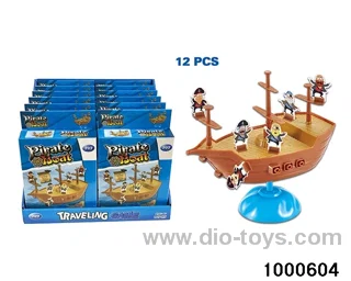 Pirate ship balance game in display box