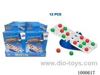 Bead seesaw in display box