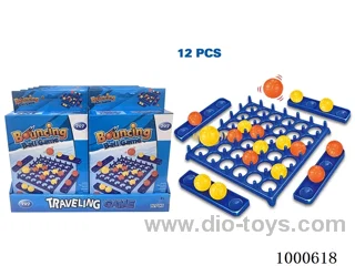 Bounce ball game in display box