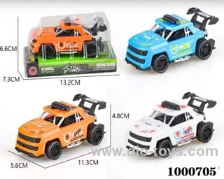 Small boomerang pickup police car