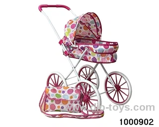 Baby stroller (iron) in PP bag with header