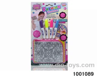 DIY watercolor painting in Blister card
