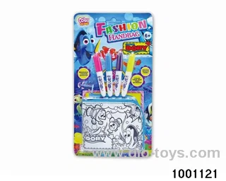 DIY watercolor painting in Blister card