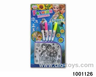 DIY watercolor painting in Blister card