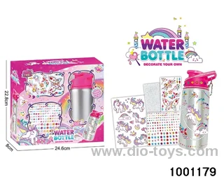 DIY stick drill water bottle in window box