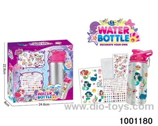 DIY stick drill water bottle in window box