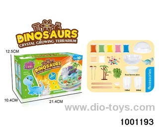 Dinosaur - DIY growth crystal ornaments in color box