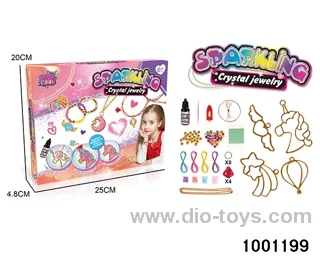 DIY jewelry set in color box
