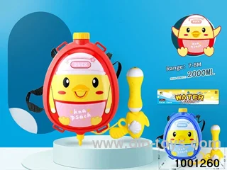2000ml backpack water gun in PVC bag with header