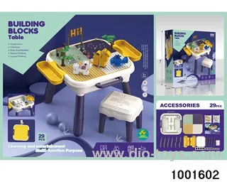 Large building block platform in color box