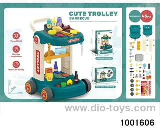 Tableware cart in color box