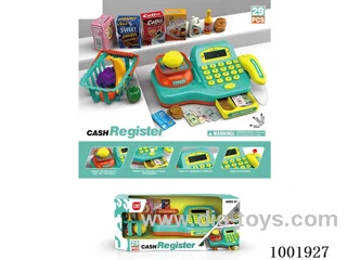 cash register with light, calculator