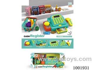 cash register with light, calculator