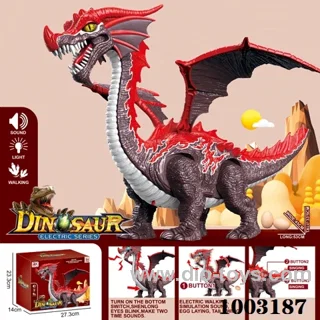 B/O dinosaur with Light and sound in color box