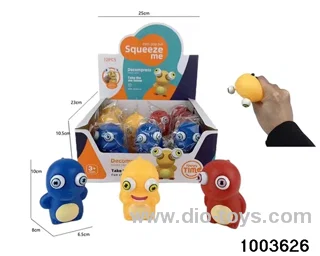 Decompression toy in display  box