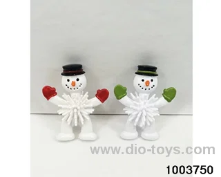Four Burr Snowmen in opp bag