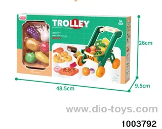 Shopping cart+basket combination in color box