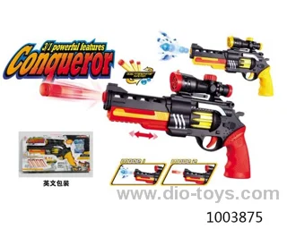 2 in 1 gun toy W L/M in window box