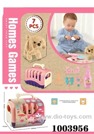 B/O Animal set in basket