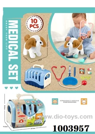 B/O Animal set in basket