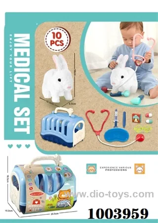B/O Animal set in basket