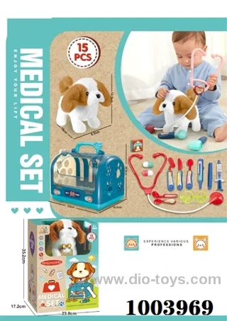 B/O Animal set in basket