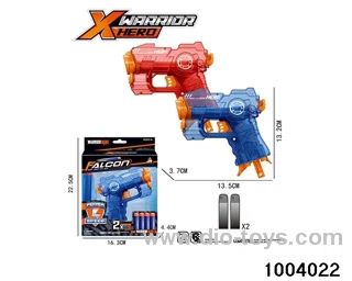 Manual single shot soft ammunition gun in window box