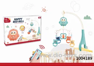 RC Bed bell toys with music in color box