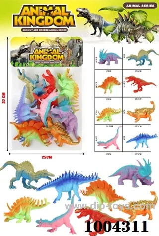 PVC soft glue toys in PP bag with header