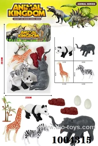 PVC soft glue toys in PP bag with header