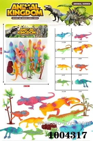 PVC soft glue toys in PP bag with header