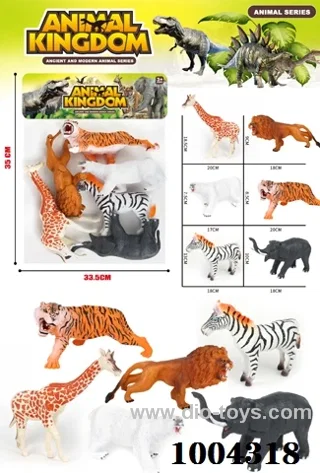 PVC soft glue toys in PP bag with header