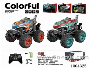 1: 18 Stunt spray car (light and music) in window box