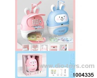 pink piggy bank with light&music
