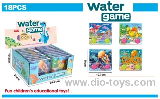 Transparent water machine 2 sets mixed loading in display box