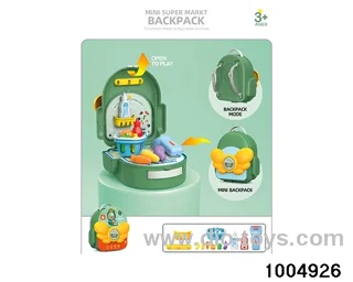 Fashion Schoolbag - Shopping in paper card