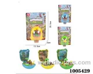 Schoolbag micro scene Dinosaur Set 3 sets mixed loading in Blister card