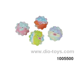 Piglet silicone grip ball (without lamp) in opp bag