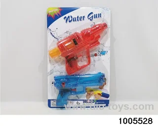 Transparent water gun 2 in 1 in Blister card