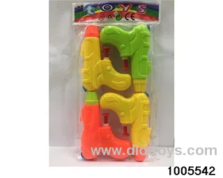 Solid color water gun in 4pcs opp bag