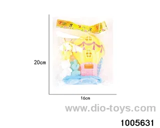 Three hot air balloons in opp bag