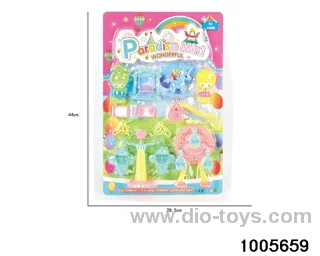 Amusement Park Set in Blister card