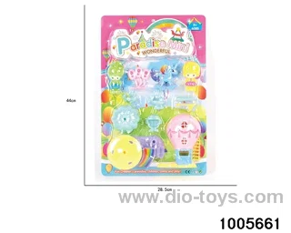 Amusement Park Set in Blister card